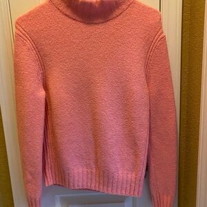 Cozy Pink Turtleneck Sweater